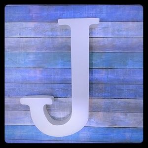 Pottery Barn Kids Wood Letter J